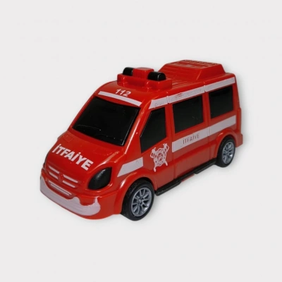 Çek Bırak Arabalar İş Araçları 10 Cm - İtfaiye (Lisinya)