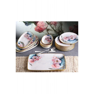 Gönül Pink 15 Parça Kahvaltı Seti G4337