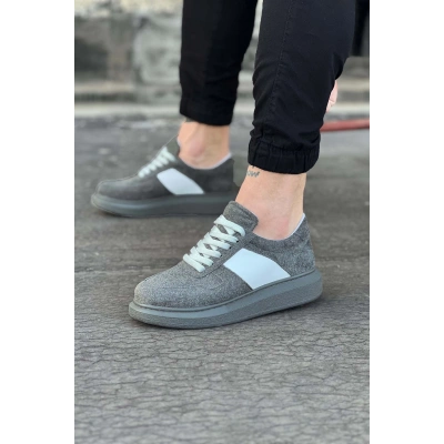 Gri Süet Erkek Casual Ayakkabı