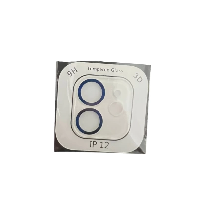 İphone 12 Kamera Lens Koruma Cam - Ürün Rengi: Mavi - Lisinya
