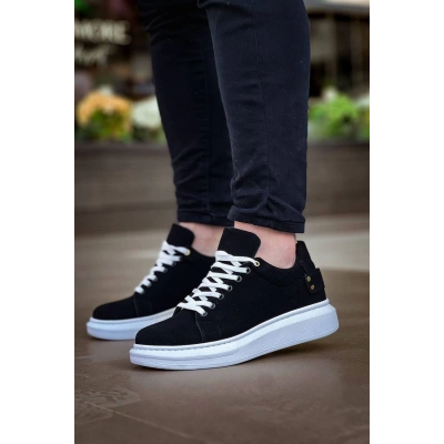 KB047  Kuback Siyah Süet Günlük Erkek  Ayakkabı