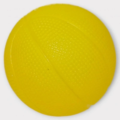 Köpek Oyuncağı - Plastik Düdüklü Top - Sarı (Lisinya)