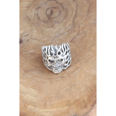 Kuru Kafa Model Ayarlanabilir Erkek Yüzük - Lisinya