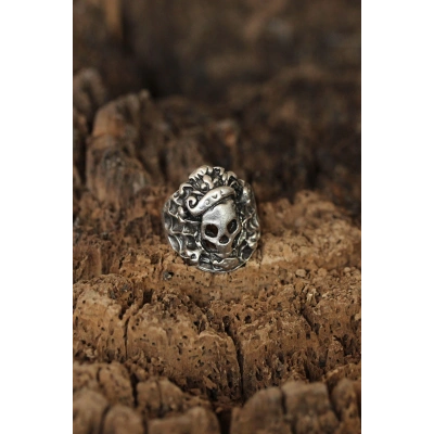 Kuru Kafa Model Ayarlanabilir Erkek Yüzük - Lisinya