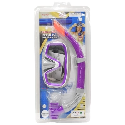 Maske Şnorkel Safari Dalış Seti Tepered Cam - 2186A/113CSB  (Lisinya)