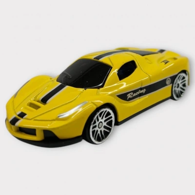 Metal Mini Arabalar  8 cm - Sarı - 3 (Lisinya)