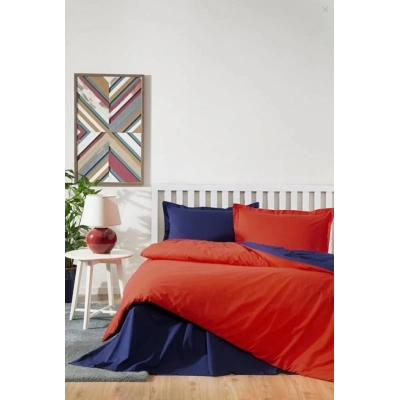 Özdilek Çift Kişilik Ranforce Nev Takımı Colormix Kırmızı Lacivert