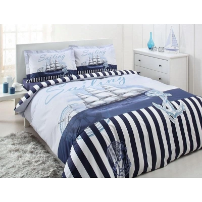 Özdilek Tek Kişilik Ranforce Nev Takımı Sailing Voyage Lacivert