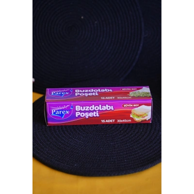 Parex Büyük Boy Buzdolabı Poşeti 15 Adet 30x45cm