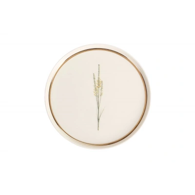 Porland Botanical Desen 2 Düz Tabak 21cm