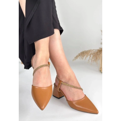 Sista Taba Cilt Topuklu Ayakkabı