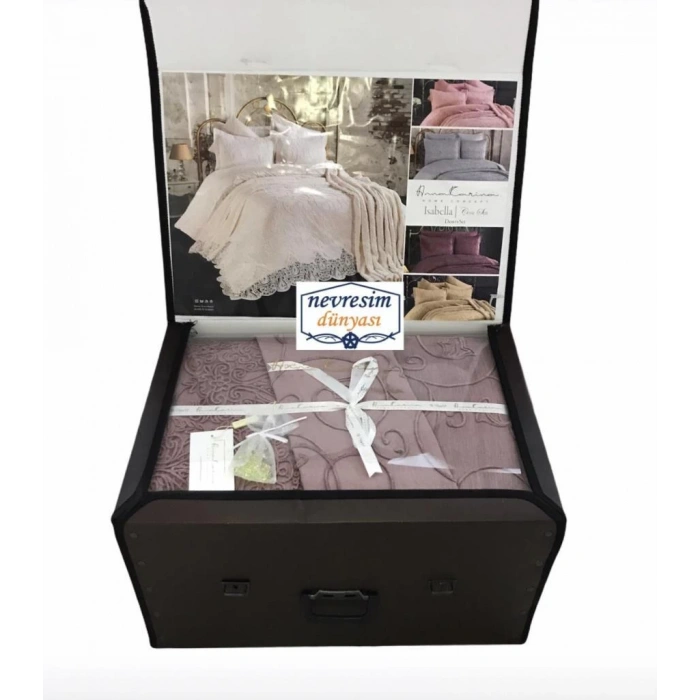 10 Parça Evlilik Seti İsabella Mürdüm