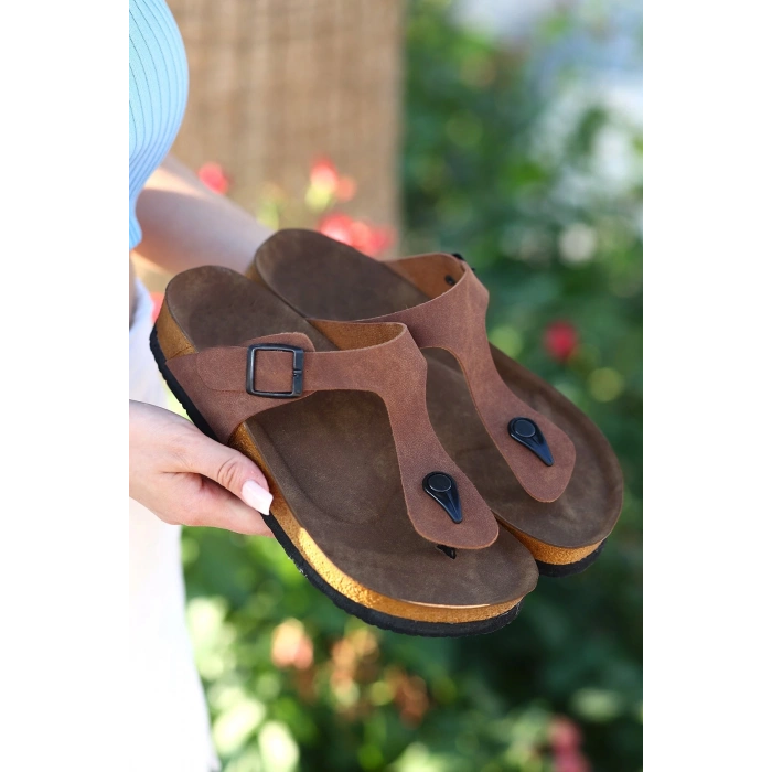 Aksar Taba Nubuk Parmak Arası Terlik