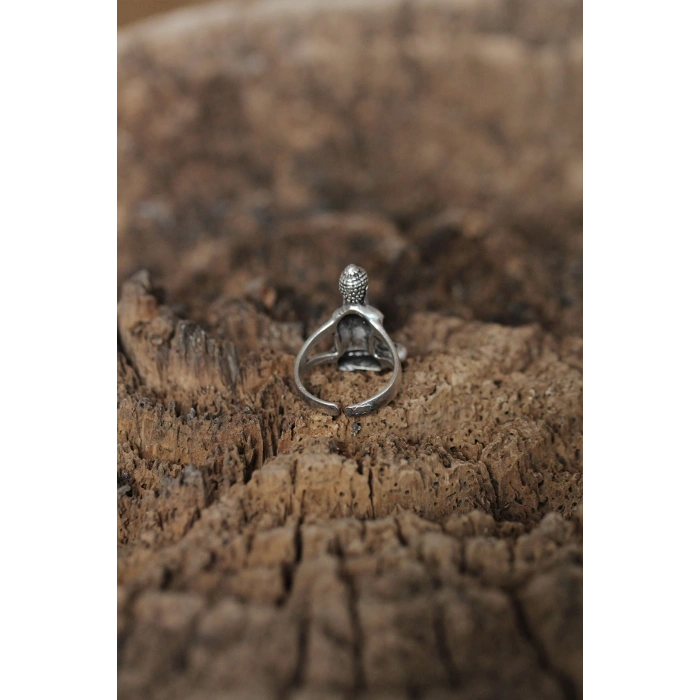 Ayarlanabilir Buda Tasarımlı Erkek Yüzük