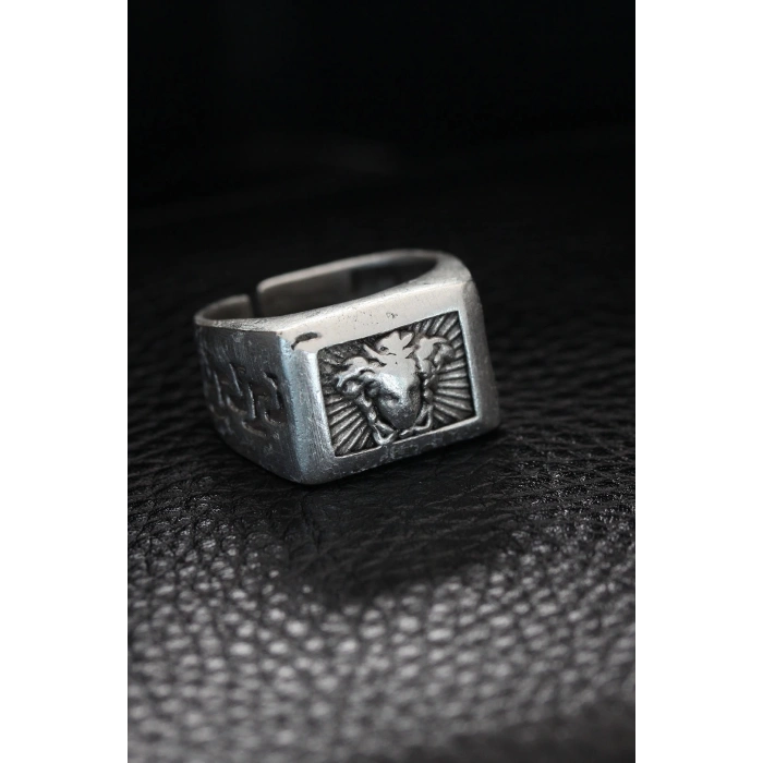 Ayarlanabilir Medusa Model Erkek Yüzük - Lisinya