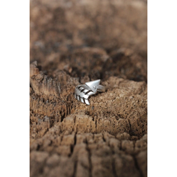 Ayarlanabilir Ok Tasarımlı Erkek Yüzük - Lisinya