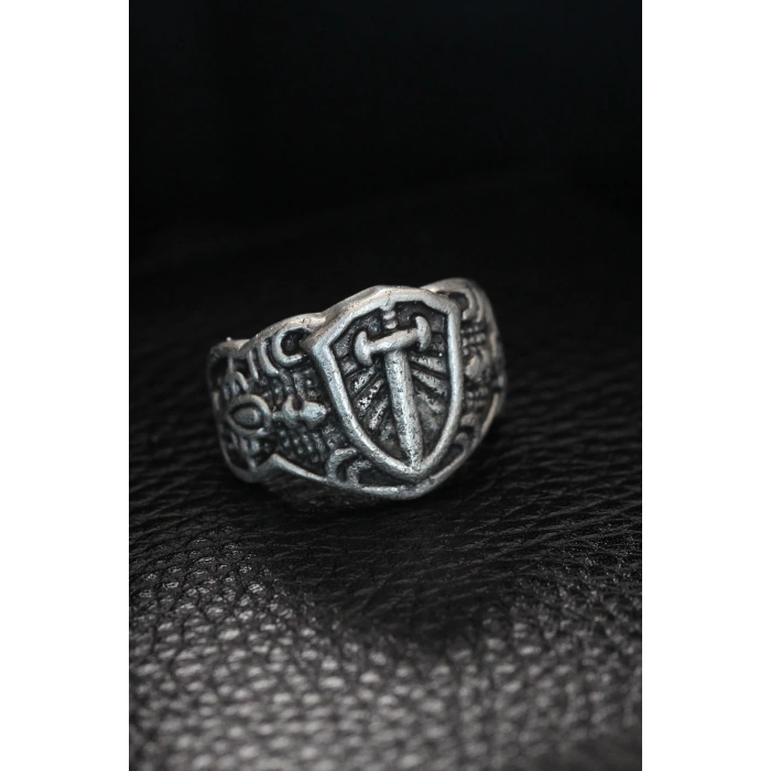 Ayarlanabilir Şövalye Kılıcı Model Erkek Yüzük