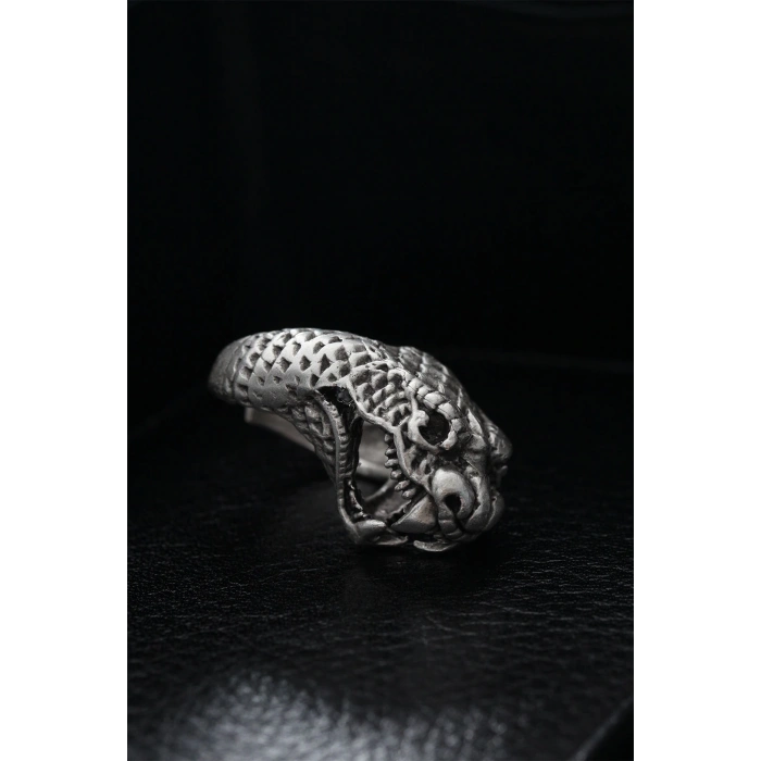 Ayarlanabilir Yılan Model Erkek Yüzük