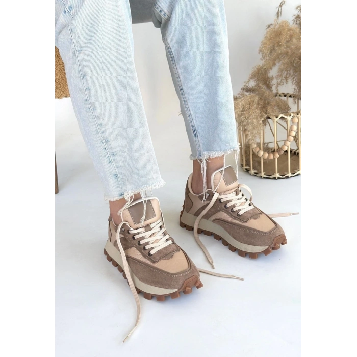 Berty Vizon Süet Bağcıklı Spor Ayakkabı