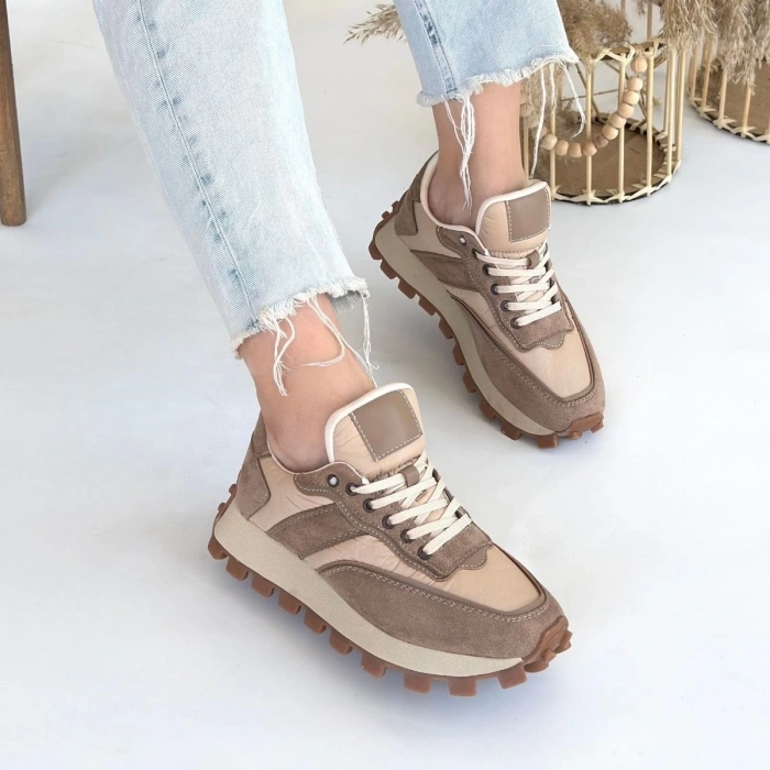 Berty Vizon Süet Bağcıklı Spor Ayakkabı