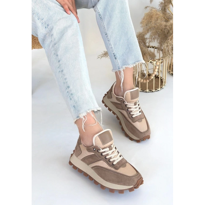 Berty Vizon Süet Bağcıklı Spor Ayakkabı - Lisinya