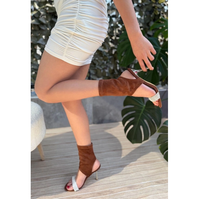 Brit Kahverengi  Süet Booite - Lisinya