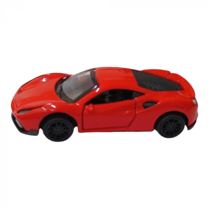 Çek Bırak Metal Araba - 4311B - Kırmızı (Lisinya)