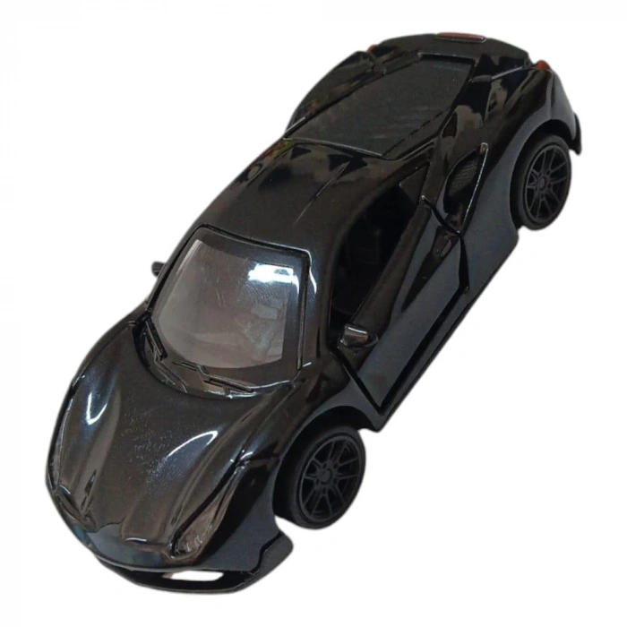 Çek Bırak Metal Araba - 4311B - Siyah (Lisinya)