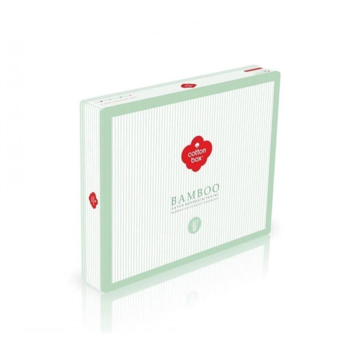 Çift Kişilik Bambu Saten Nev Takımı Mavi