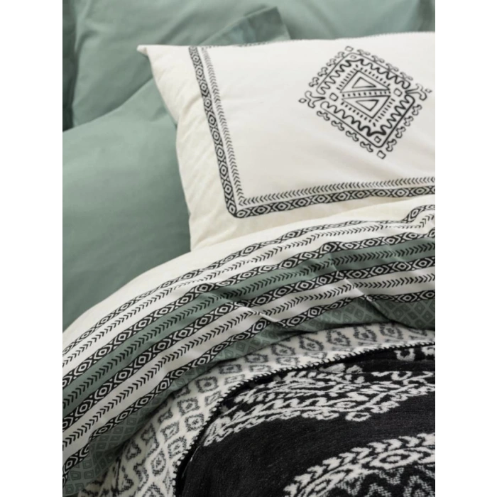 Çift Kişilik Battaniyeli Nev Takımı Hardy Yeşil