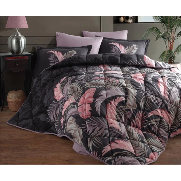 Çift Kişilik Ranforce Uyku Seti Hena v1 Antrasit