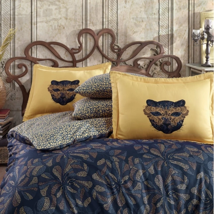 Çift Kişilik Saten Nev Caprice Sarı