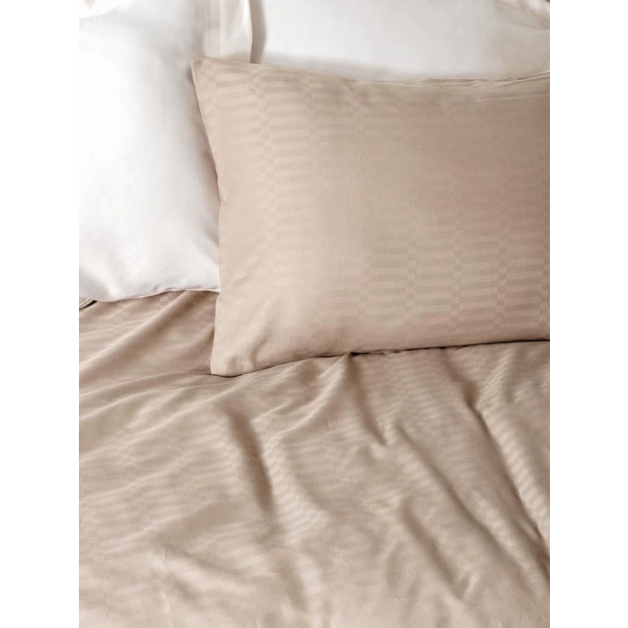 Çift Kişilik Smart Bambu Saten Nev Takımı Bej