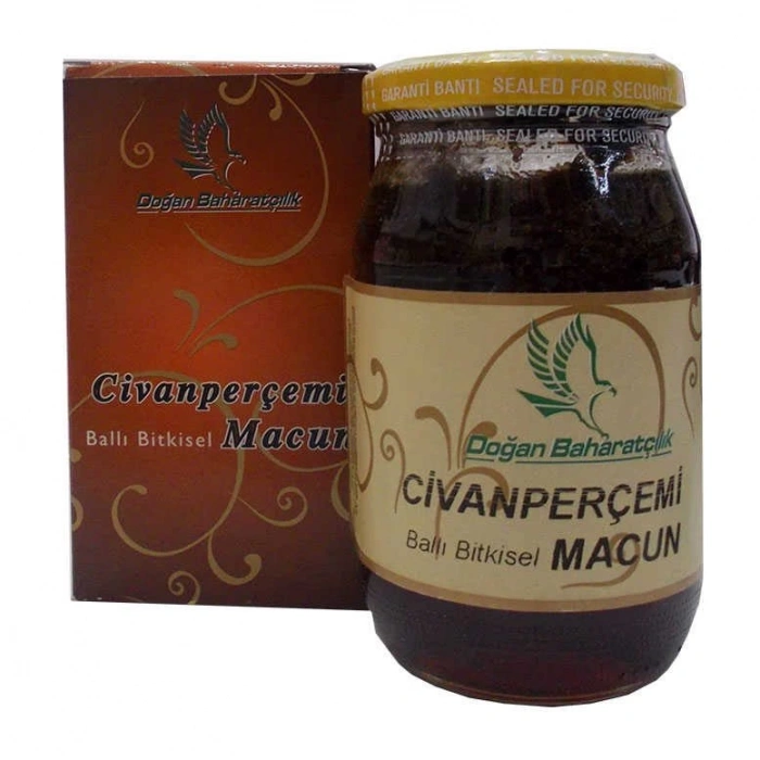 Civanperçemli Ballı sel Karışım Cam Kavanoz 450 Gr