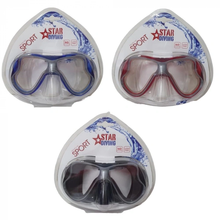 ÇNR-51705- TEK MASKE YETİŞKİN PC STAR DIVING (Lisinya)