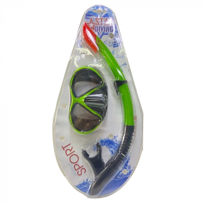 ÇNR-51711 - MASKE SET  PC - STAR DIVING (Lisinya)