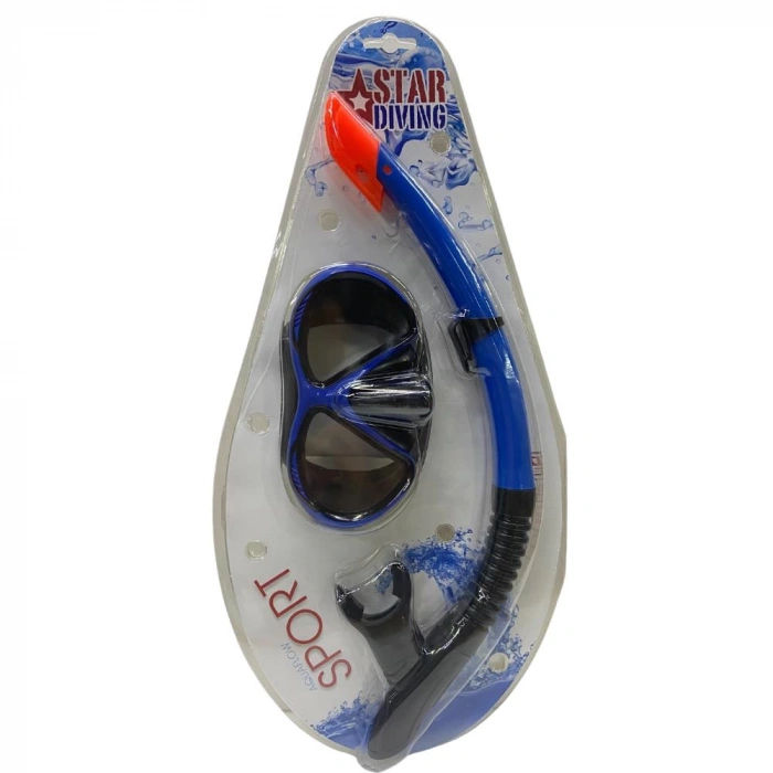 ÇNR-51711 - MASKE SET  PC - STAR DIVING (Lisinya)