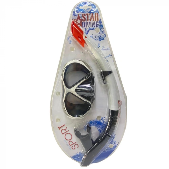 ÇNR-51711 - MASKE SET  PC - STAR DIVING (Lisinya)