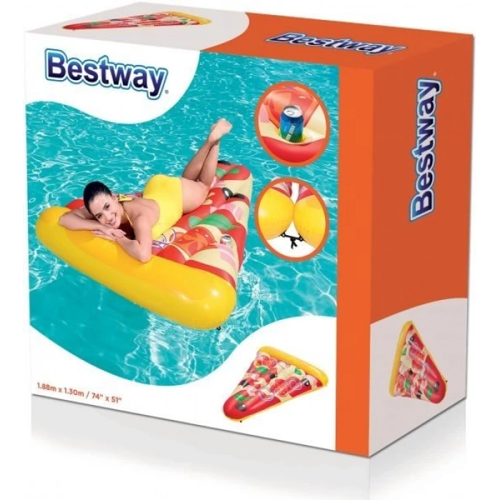 Deniz Yatağı Pizza Dilimi Yatak 188X130 Cm Bestway - 44038 (Lisinya)