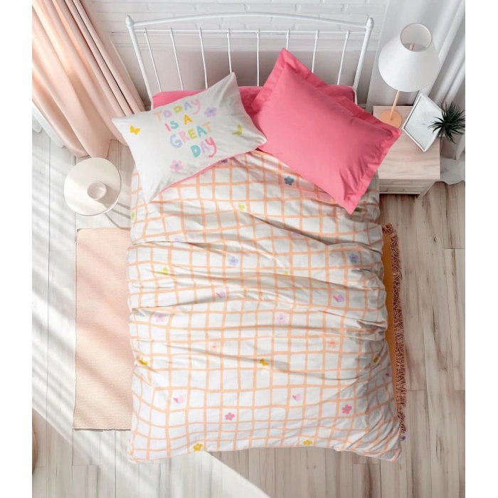 Genç Ranforce Nev Takımı Tek Kişilik Jours Pembe