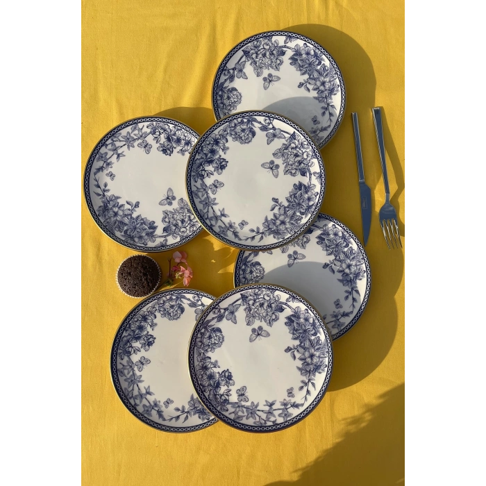Gönül Spring Time 6lı Pasta Tabağı 20cm G4184