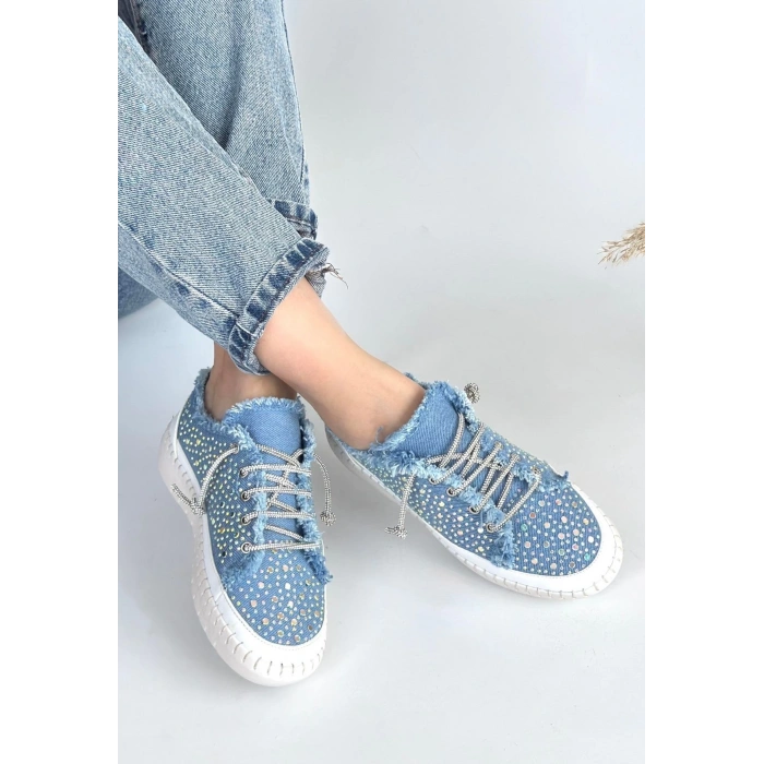 Guji Mavi Kot Bağcıklı Spor Ayakkabı - Lisinya