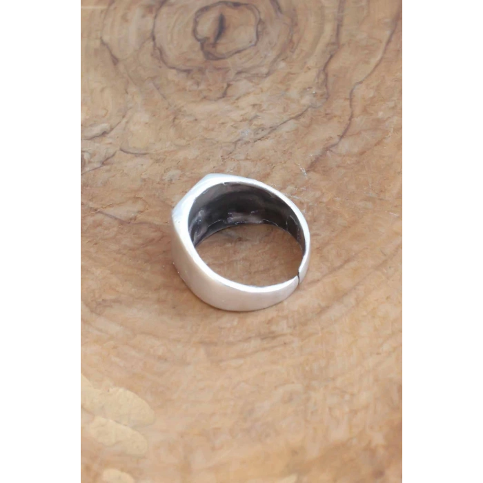 Gümüş Renk Erkek Yüzük - Lisinya