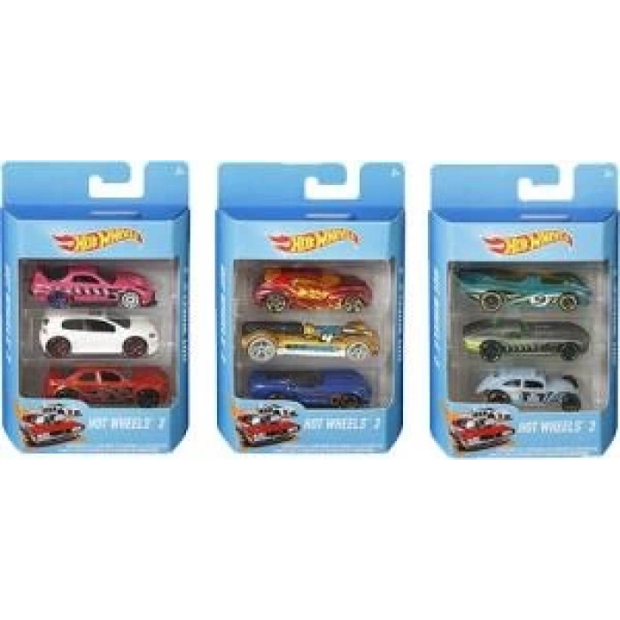 Hot Wheels 3Lü Araba Seti - K5904 (Lisinya)