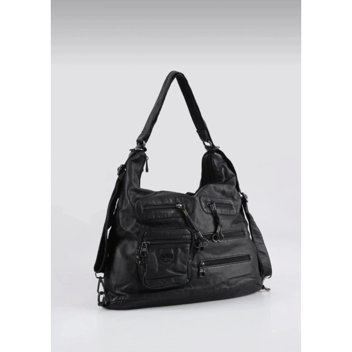 Jinsa Siyah Cilt Çanta