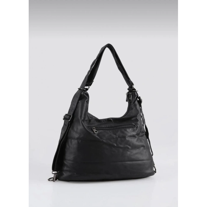 Jinsa Siyah Cilt Çanta