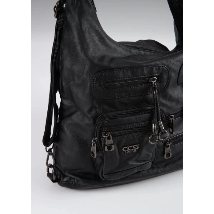 Jinsa Siyah Cilt Çanta