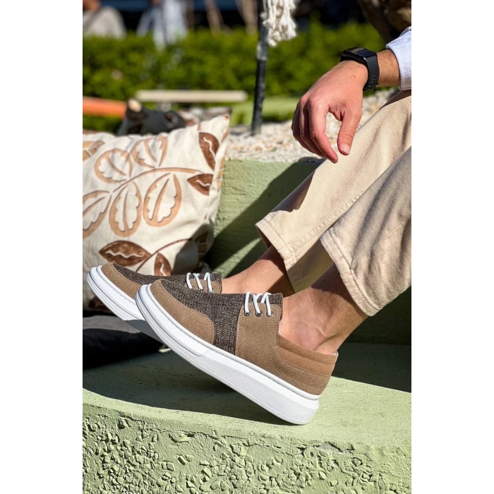 KB-042  Kuback  Bağcıklı Taba Günlük Erkek Ayakkabı