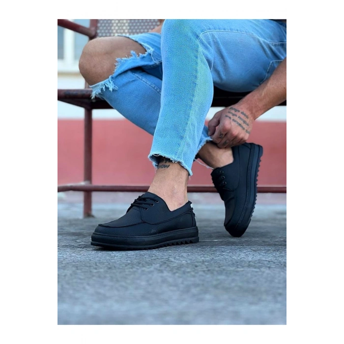 Kömür Erkek Saraclı Casual Ayakkabı