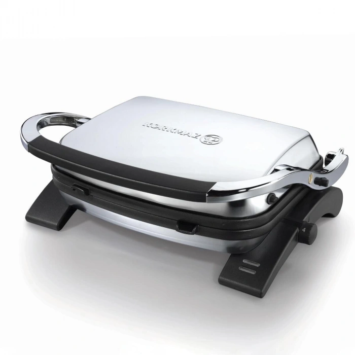 Korkmaz A328-05 Tostkolik Inox/Siyah Granit Tost Makinesi